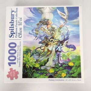 NIB Sealed Spilsbury Chen Wei‎ "Fantasy Celebration" 1000 Pc Puzzle 24"x30"